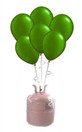 Helium Cilinder 50 met 30 x 12"" ballon appel groen