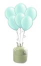Helium Cilinder 50 met 30 x 12"" ballon licht blauw