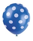 Polka Dots Ballon Blauw