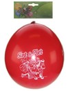 Ballon Sinterklaas 8st/zakje 32 cm/11 inch