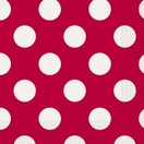 Polka Dots Servetten rood