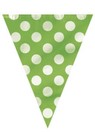 Polka Dots Vlaggenlijn Groen